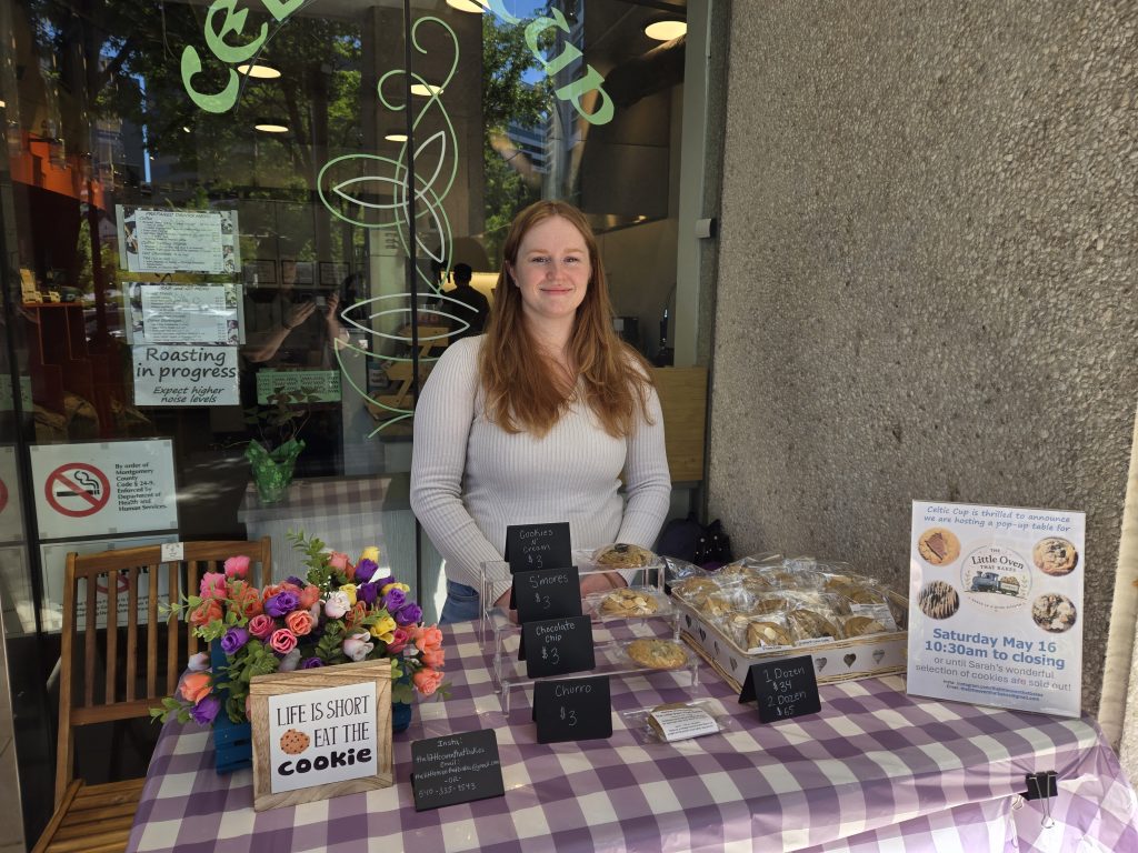 Sarah and Cookies from The Little Oven That Bakes - Celtic Cup Pop-up 2026-05-16